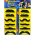 Black Fake Moustaches Set 12pcs Self - Adhesive - Party Owls