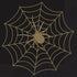 Black & Gold Spider Web Lunch Napkins 16pk Halloween - Party Owls