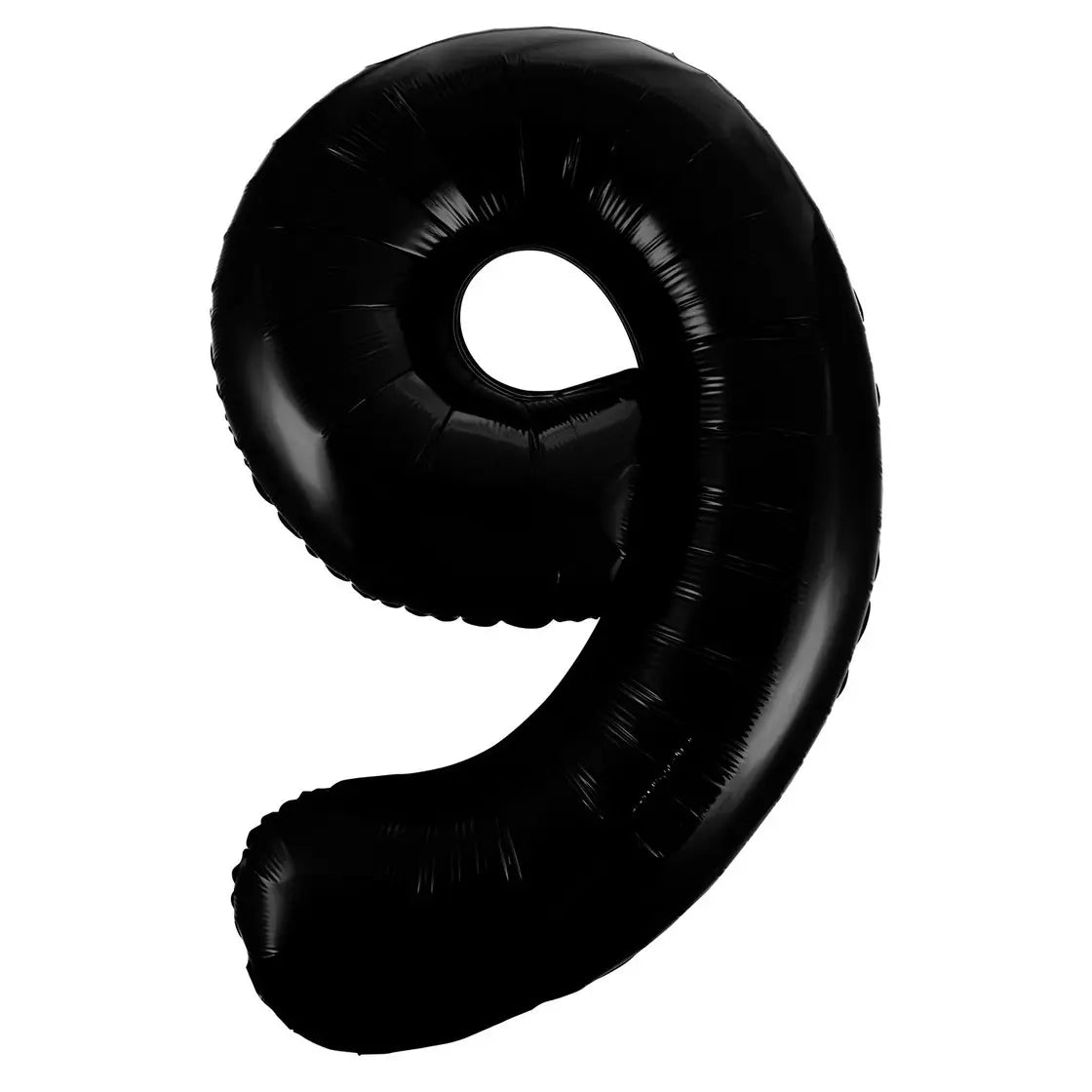 Black Number 9 Giant Numeral Foil Balloon 86CM (34") - Party Owls
