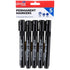 Black Permanent Markers 5pcs Bullet Tips - Party Owls