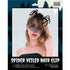 Black Spider Veiled Hair Clip Halloween Accessories - Party Owls