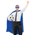 Blue Cape 120cm Team Supporter - Party Owls