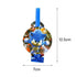 Blue Cartoon Hedgehog Blowouts 6pcs Party Favours - Party Owls