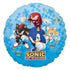 Blue Cartoon Hedgehog Foil Balloon 45cm (18") - Party Owls
