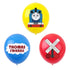 Blue Cartoon Tank Engine Latex Balloons 30cm (12") 12pcs - Party Owls
