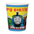 Blue Cartoon Tank Engine Paper Cups 10pcs - Party Owls