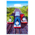 Blue Cartoon Tank Engine Plastic Party Bags 10pcs - Party Owls