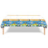 Blue Cartoon Tank Engine Plastic Table Cover 108cm x 180cm - Party Owls