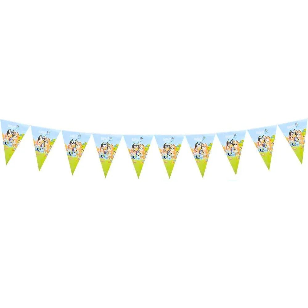 Blue Heeler Puppy Bunting Flags 10pcs - Party Owls