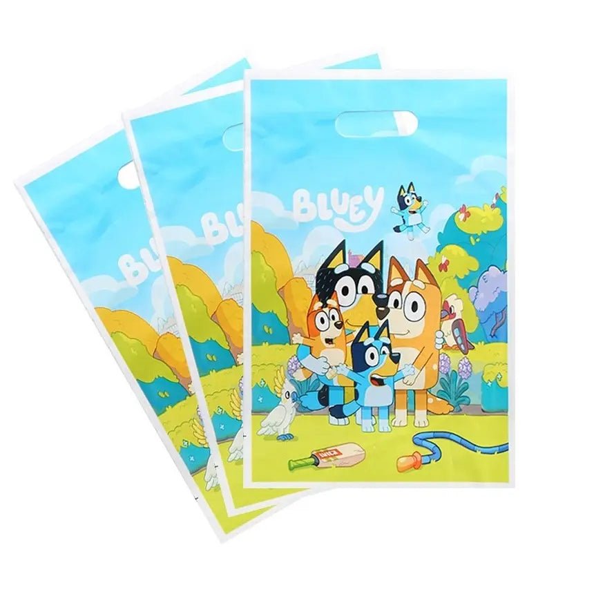 Blue Heeler Puppy Plastic Party Bags 10pk - Party Owls
