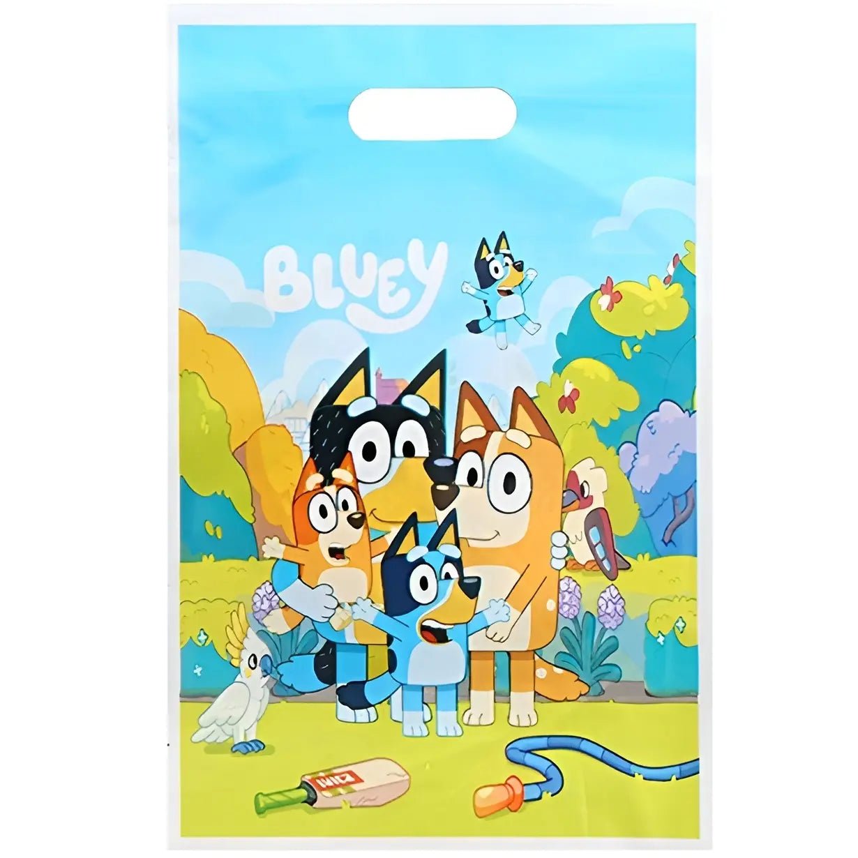 Blue Heeler Puppy Plastic Party Bags 10pk - Party Owls