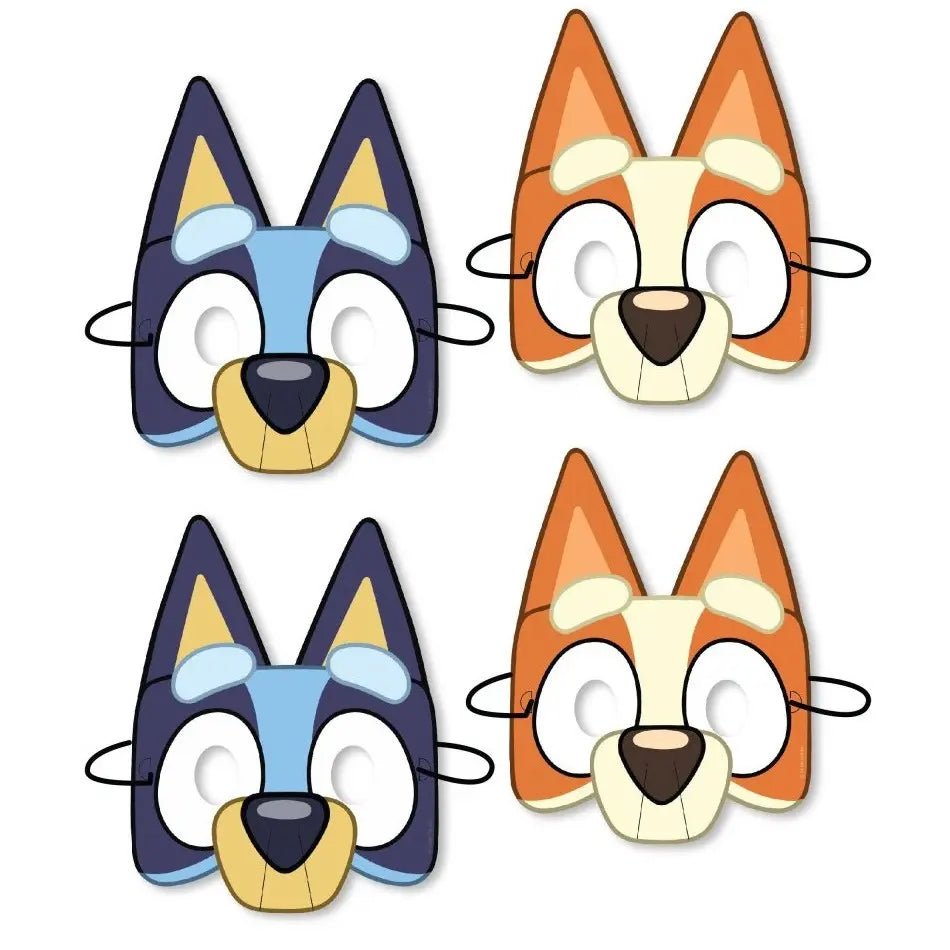 Bluey & Bingo Party Masks 8pk - Party Owls