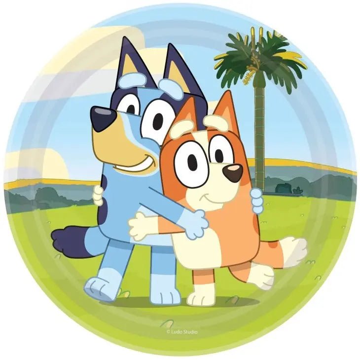 Bluey Large Paper Plates 23cm (9") 8pk - Party Owls
