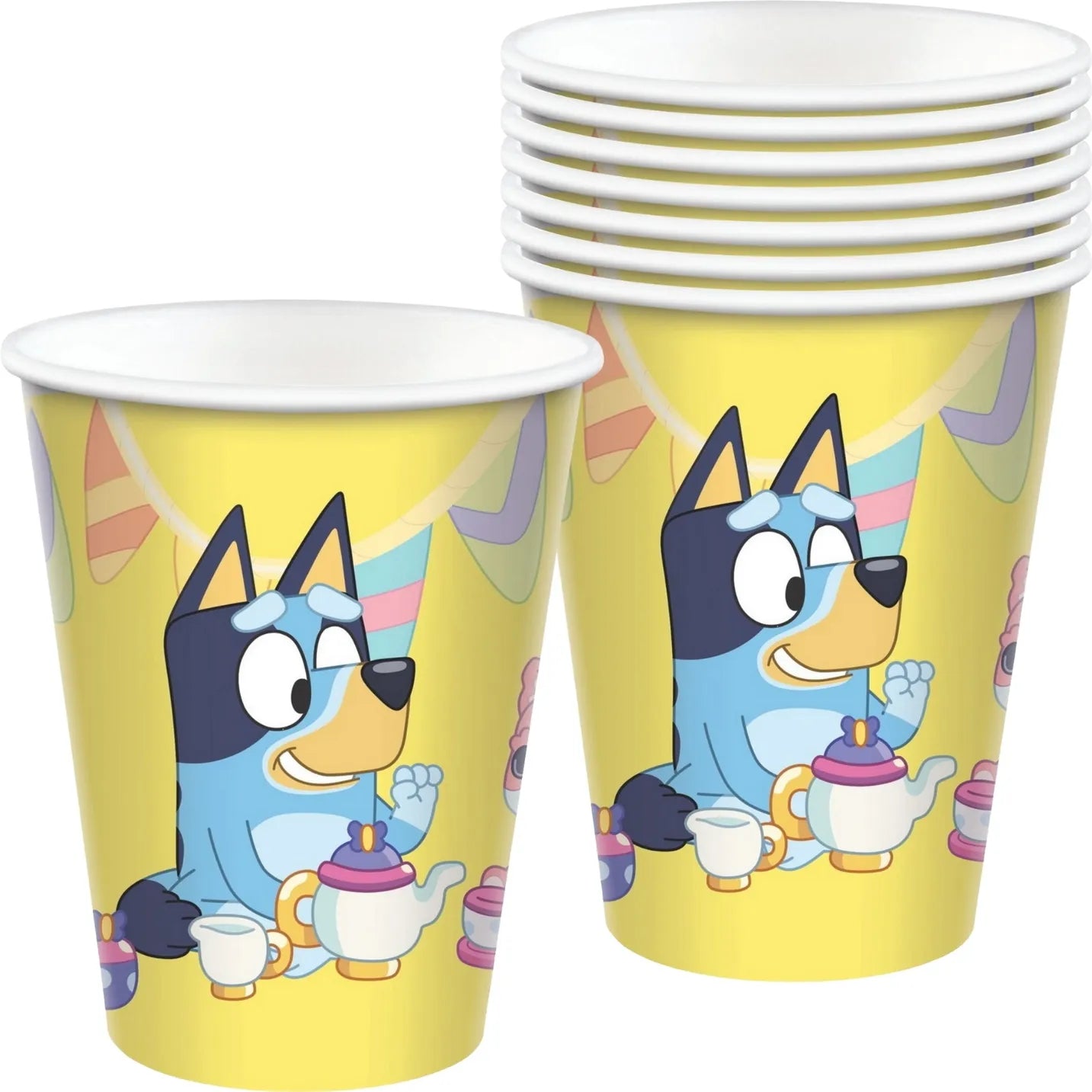 Bluey Paper Cups 8pk - Party Owls
