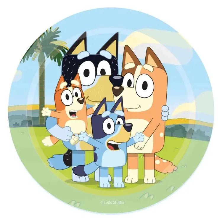 Bluey Small Paper Plates 17cm (7") 8pk - Party Owls