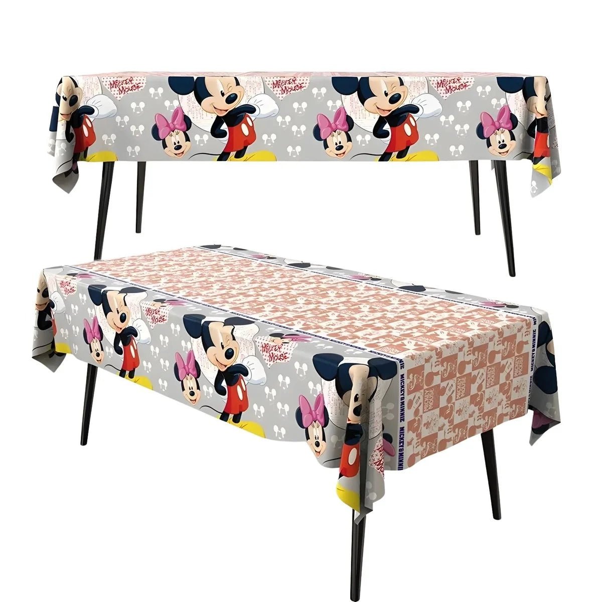 Boy Cartoon Mouse Plastic Table Cover 137cm x 183cm Tablecloth - Party Owls