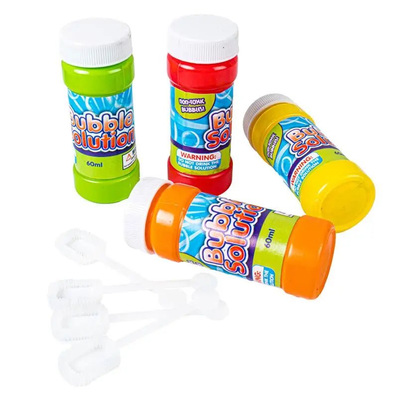Bubble Solution 60ml 4pk - Party Owls