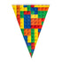 Building Blocks Bunting Flags 10pcs - Party Owls