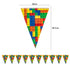Building Blocks Bunting Flags 10pcs - Party Owls