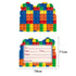 Building Blocks Party Invitations 10pcs - Party Owls