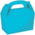 Caribbean Blue Gable Boxes 4pk 15cm x 17.5cm x 10cm - Party Owls