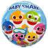 Cartoon Sharks Foil Balloon 45cm (18") Round - Party Owls