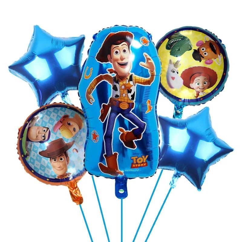 Cartoon Toys Balloon Bouquet 5pcs - Party Owls