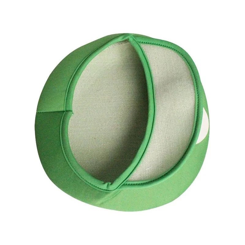 Children Green L Plumber Hat With Moustache - Party Owls