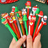 Christmas Gel Pens 10pcs Assorted Colours & Designs - Party Owls