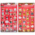 Christmas Theme Pets 3D Stickers 24pcs 14cm x 25cm Assorted Sets - Party Owls