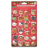 Christmas Theme Pets 3D Stickers 24pcs 14cm x 25cm Assorted Sets - Party Owls
