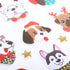 Christmas Theme Pets 3D Stickers 24pcs 14cm x 25cm Assorted Sets - Party Owls