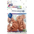 Chrome Rose Gold Latex Balloons 30cm (12") 10pk - Party Owls