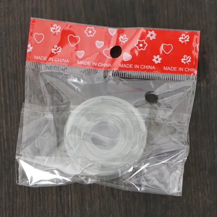 Clear Balloon Garland Decorating Tape 5m Double Hole - Party Owls