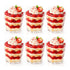 Clear Hexagonal Dessert Cups 55ml 20pcs (4.8cm x 5.5cm) - Party Owls