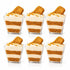 Clear Mini Square Dessert Cups 50ml 20pcs (4.8cm x 5cm) - Party Owls