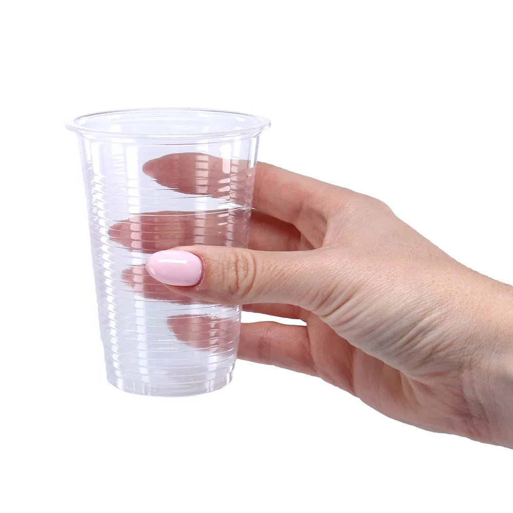 Clear Plastic Party Cups 200ml 50pcs Bulk Pack - Party Owls