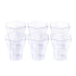 Clear Tall Hexagonal Dessert Cups 120ml 20pcs (7.2cm x 6.2cm) - Party Owls