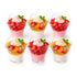 Clear Triangular Dessert Cups 75ml 20pcs (7.5cm x 6.5cm) - Party Owls