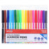 Colouring Pens Colour Markers 18pk Fine Tips - Party Owls