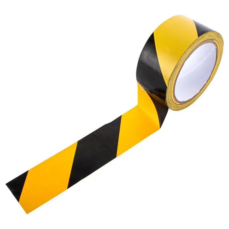 Construction Black Yellow Hazard Duct Tape 30M - Party Owls