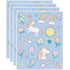 Dainty Unicorn Sticker Sheets 92pk (4 Sheets) Party Favours - Party Owls