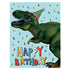 Dinosaur Small Birthday Card 8.5cm x 11cm With White Envelope - Party Owls