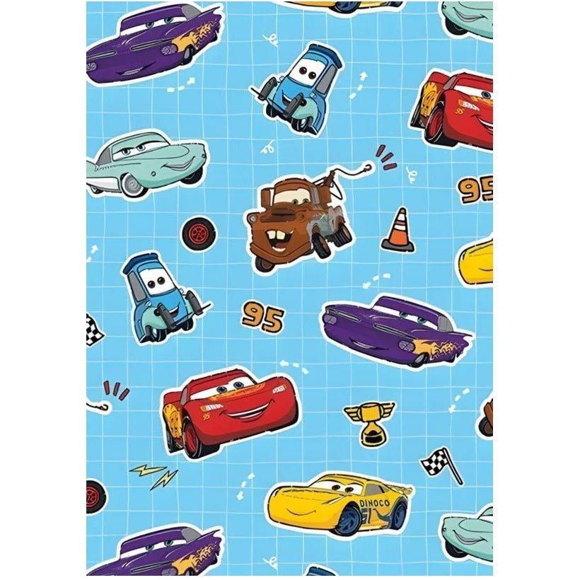 Disney Cars Gift Wrap 1 Sheet Folded - Party Owls