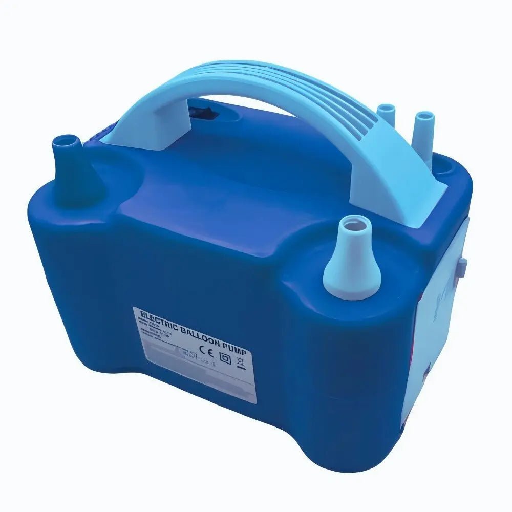 Electric Balloon Inflator Pump Twin Nozzle - Blue - Party Owls