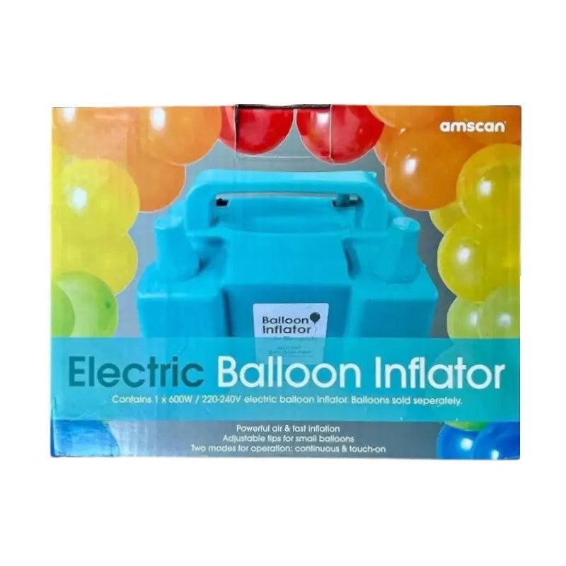 Electric Balloon Pump Inflator - Blue - Party Owls