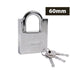 Extra Heavy Duty Padlock 60mm Includes 3 Keys - Party Owls