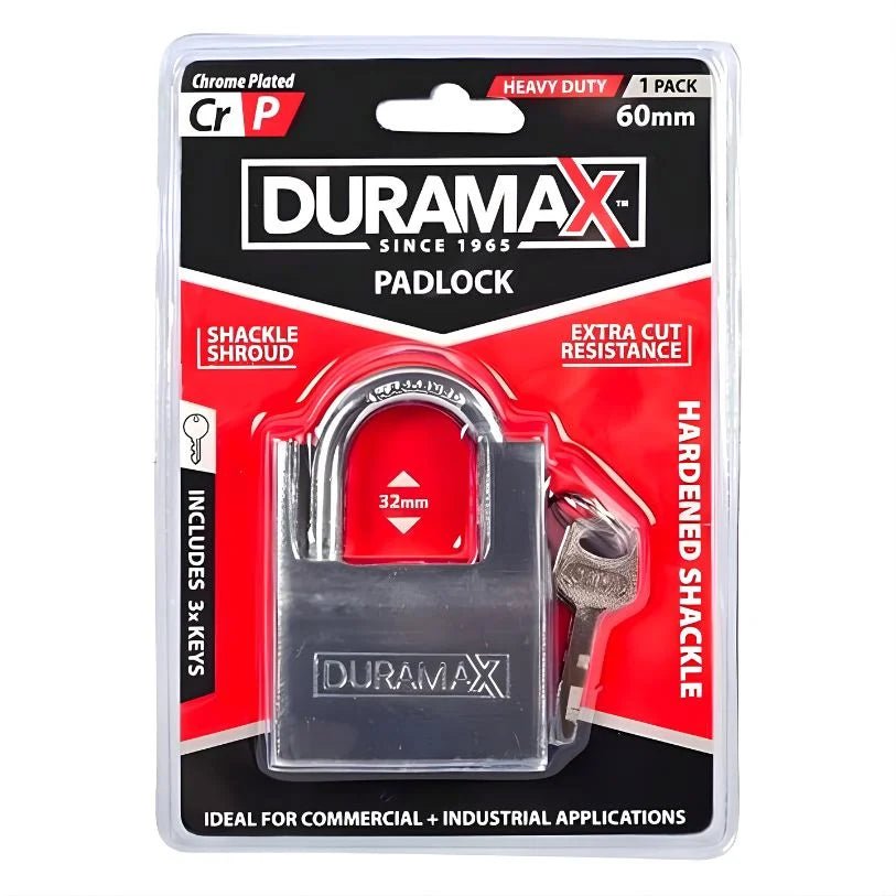 Extra Heavy Duty Padlock 60mm Includes 3 Keys - Party Owls