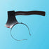 Fake Bloody Axe In Head Headband Kit 30cm Halloween - Party Owls