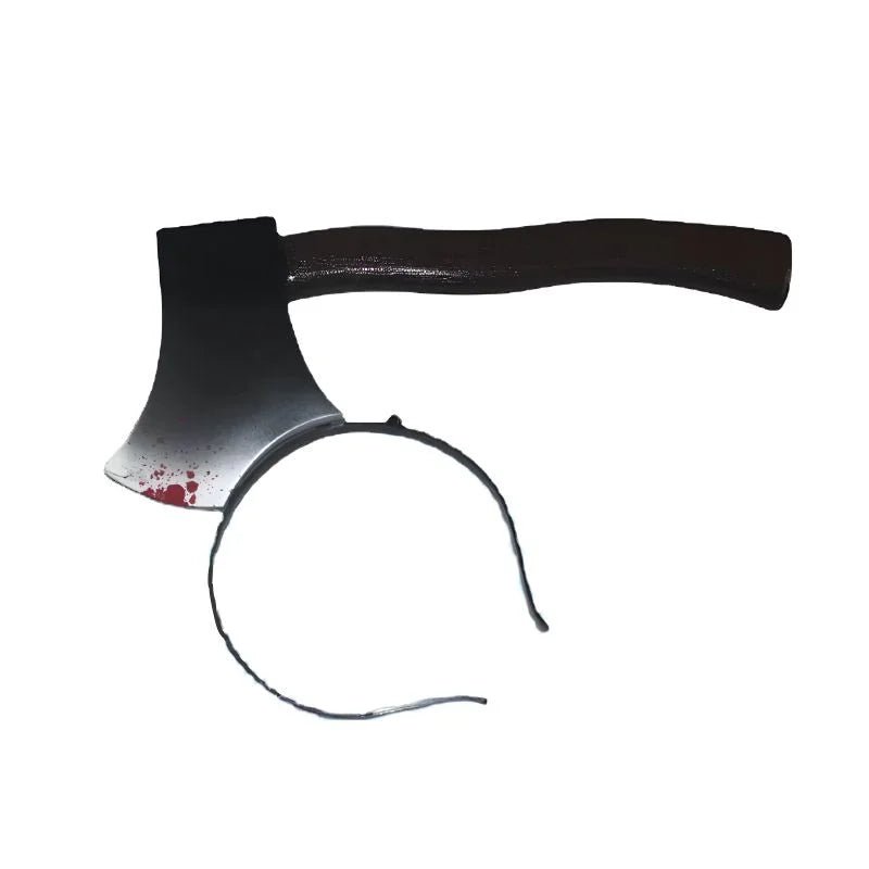 Fake Bloody Axe In Head Headband Kit 30cm Halloween - Party Owls